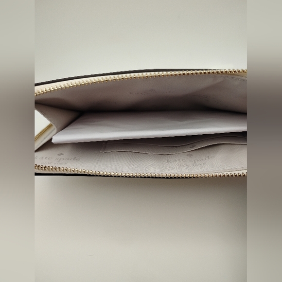 Kate Spade New York Staci Medium Leather Zip Wristlet in pale sapphirine - Picture 10 of 11